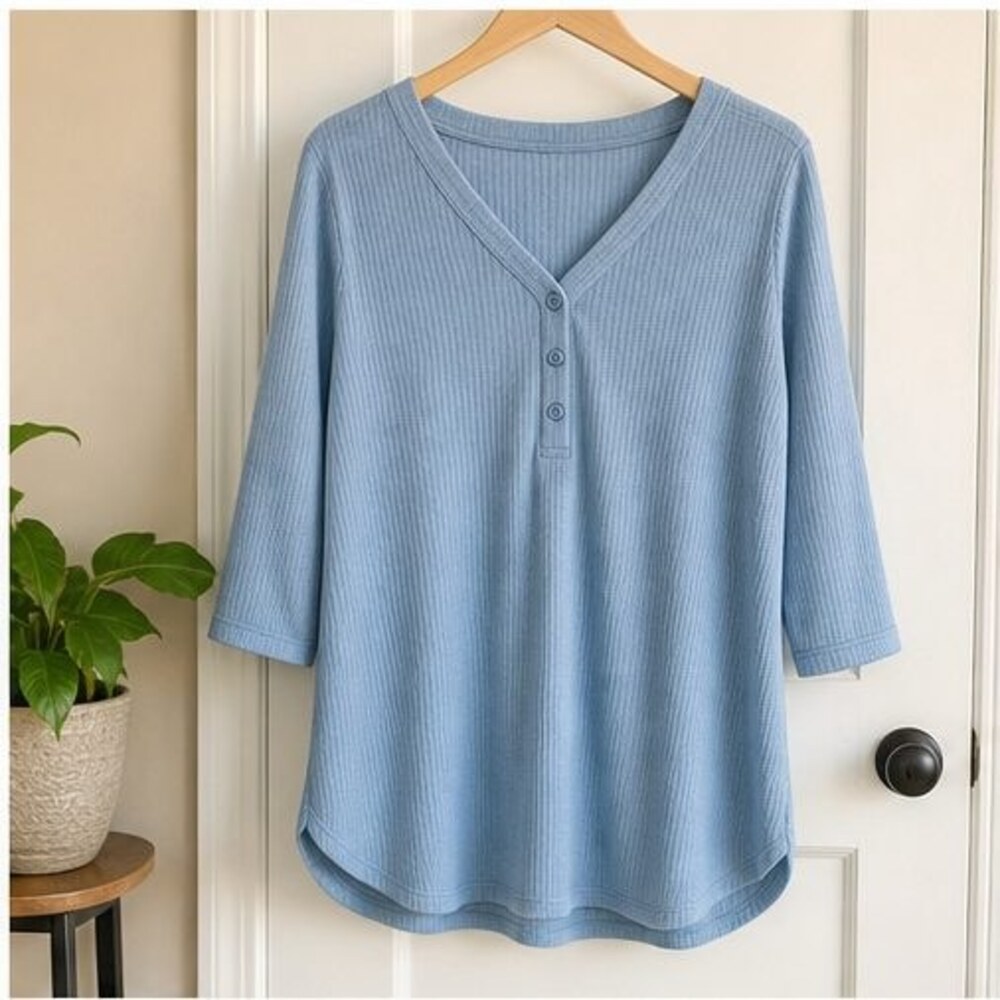 Blue Tunic Blouse